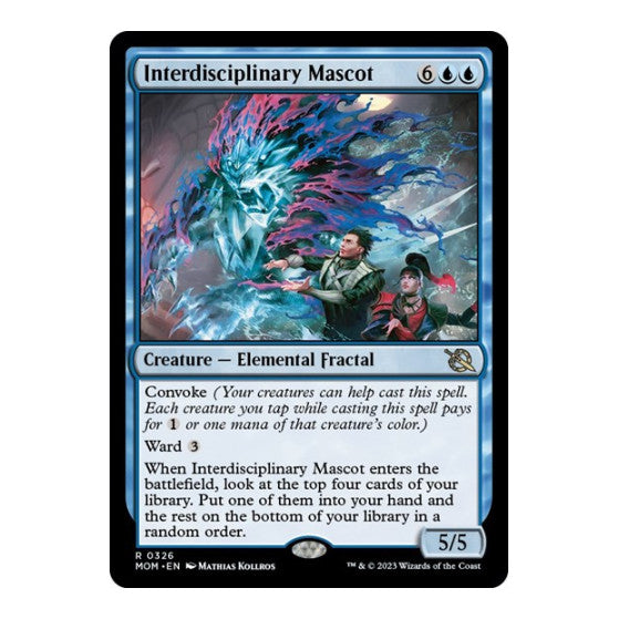 Interdisciplinary Mascot (MOM) #326 Rare (Lightly Played) March of the Machine Magic: The Gathering: 2023