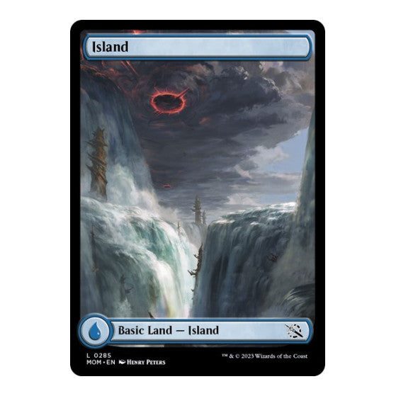 Island (0285) (MOM) #285 Land (Lightly Played) March of the Machine Magic: The Gathering: 2023
