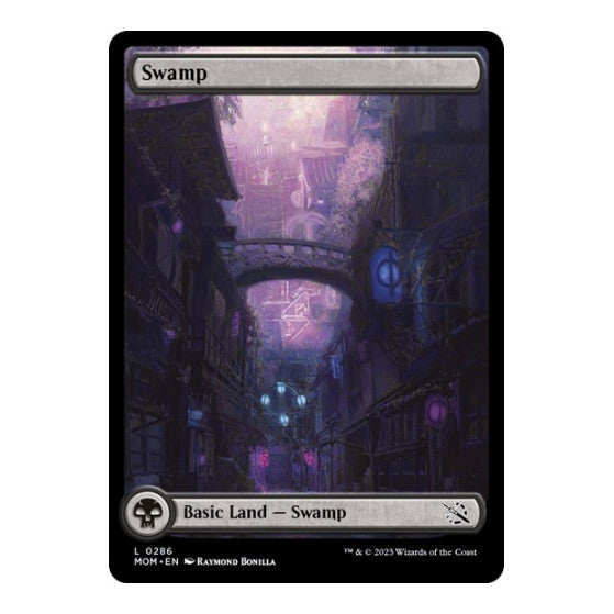 Swamp (0286) (MOM) #286 Land (Lightly Played) March of the Machine Magic: The Gathering: 2023