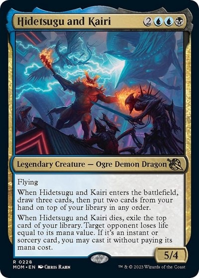 Hidetsugu and Kairi (MOM) #228 Rare (Lightly Played) March of the Machine Magic: The Gathering: 2023