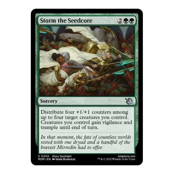 Storm the Seedcore (MOM) #206 Uncommon (Lightly Played) March of the Machine Magic: The Gathering: 2023