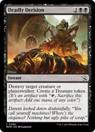 2023 Magic: March of the Machine (MOM) - Deadly Derision (#99, Common)