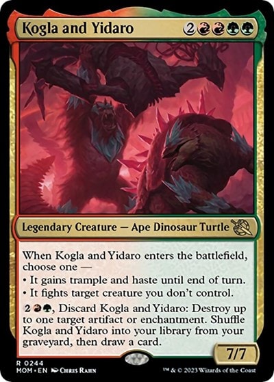 Kogla and Yidaro (MOM) #244 Rare (Lightly Played) March of the Machine Magic: The Gathering: 2023