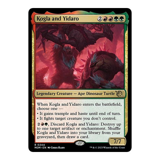Kogla and Yidaro (MOM) #244 Rare (Lightly Played) March of the Machine Magic: The Gathering: 2023
