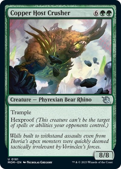 Copper Host Crusher (MOM) #181 Uncommon (Lightly Played) March of the Machine Magic: The Gathering: 2023