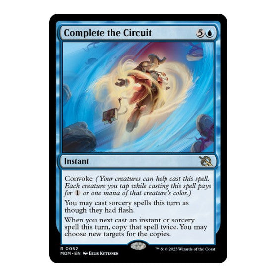 Complete the Circuit (MOM) #52 Rare (Lightly Played) March of the Machine Magic: The Gathering: 2023