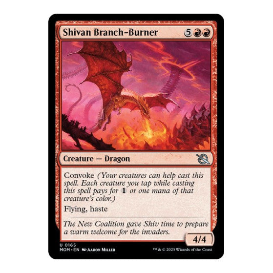 Shivan Branch-Burner (MOM) #165 Uncommon March of the Machine Magic: The Gathering: 2023