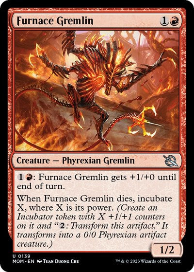 Furnace Gremlin (MOM) #139 Uncommon (Lightly Played) March of the Machine Magic: The Gathering: 2023