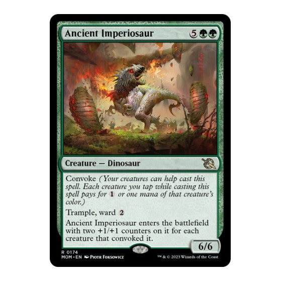 Ancient Imperiosaur (MOM) #174 Rare (Near Mint) March of the Machine Magic: The Gathering: 2023