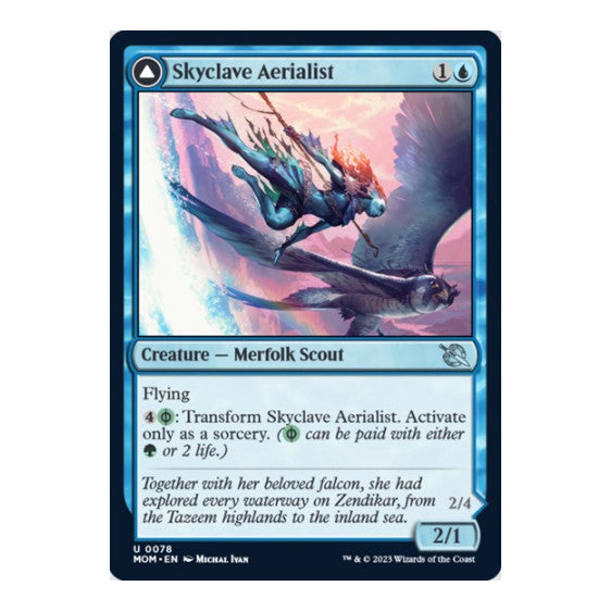 Skyclave Aerialist (MOM) #78 Uncommon (Lightly Played) March of the Machine Magic: The Gathering: 2023