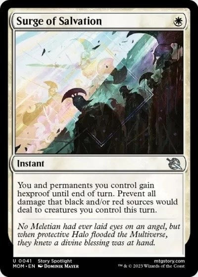 Surge of Salvation (MOM) #41 Uncommon (Lightly Played) March of the Machine Magic: The Gathering: 2023
