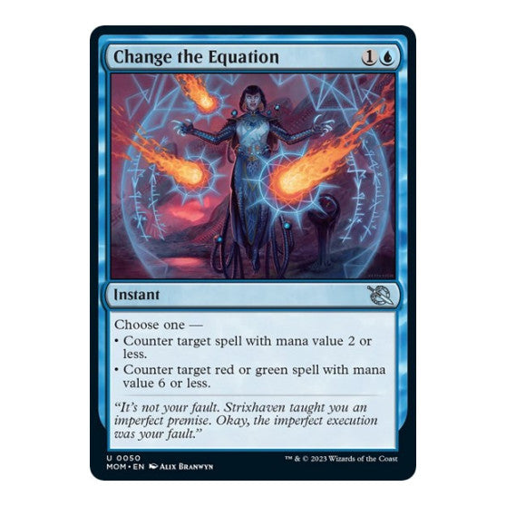 Change the Equation (MOM) #50 Uncommon March of the Machine Magic: The Gathering: 2023