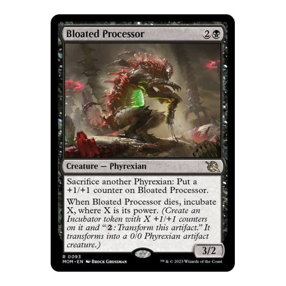 Bloated Processor (MOM) #93 Rare (Lightly Played) March of the Machine Magic: The Gathering: 2023