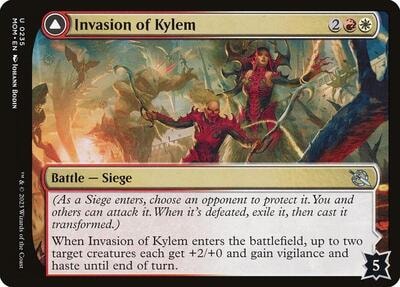 Invasion of Kylem (MOM) #235 Uncommon (Lightly Played) March of the Machine Magic: The Gathering: 2023