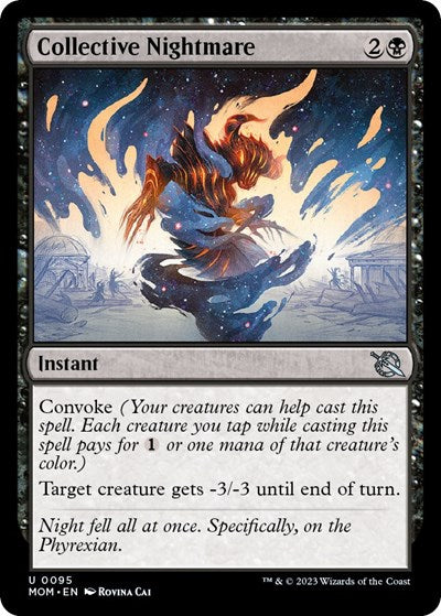 Collective Nightmare (MOM) #95 Uncommon (Lightly Played) March of the Machine Magic: The Gathering: 2023