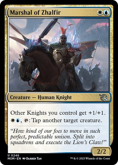 Marshal of Zhalfir (MOM) #246 Uncommon (Lightly Played) March of the Machine Magic: The Gathering: 2023
