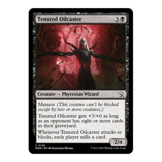 Tenured Oilcaster (MOM) #126 Common (Lightly Played) March of the Machine Magic: The Gathering: 2023