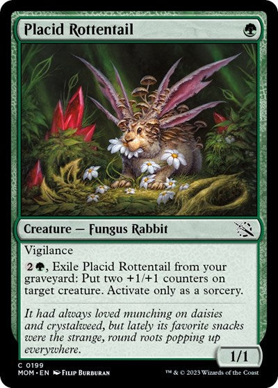 Placid Rottentail (MOM) #199 Common March of the Machine Magic: 2023