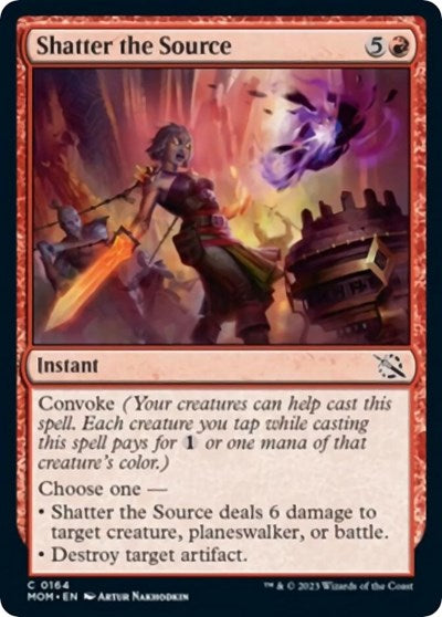 Shatter the Source (MOM) #164 Common (Lightly Played) March of the Machine Magic: The Gathering: 2023