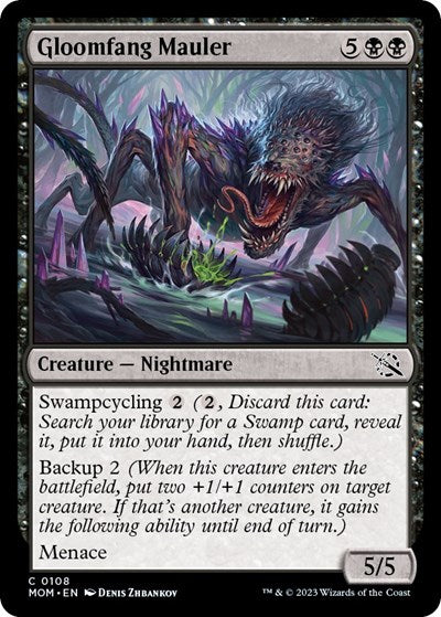 Gloomfang Mauler (MOM) #108 Common March of the Machine Magic: The Gathering: 2023
