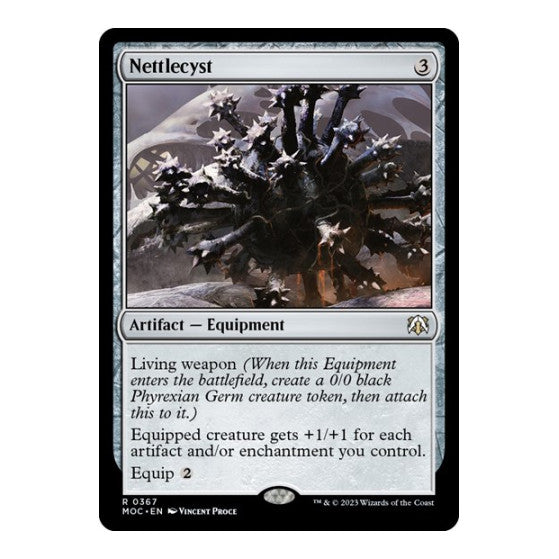 Nettlecyst (MOC) #367 Rare (Lightly Played) Commander: March of the Machine Magic: The Gathering: 2023