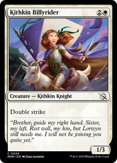 Kithkin Billyrider (MOM) #24 Common (Lightly Played) March of the Machine Magic: The Gathering: 2023