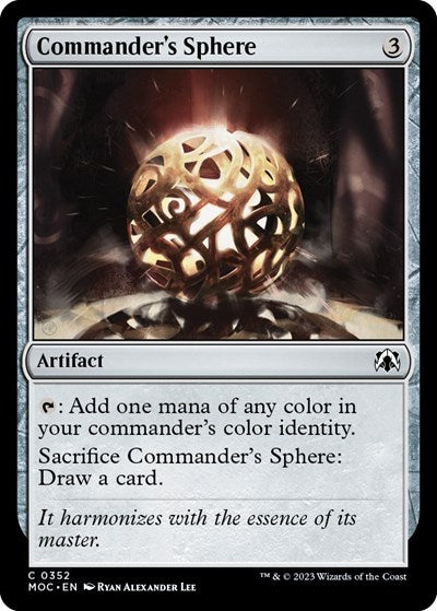 Commander's Sphere (MOC) #352 Common (Near Mint) Commander: March of the Machine Magic: The Gathering: 2023
