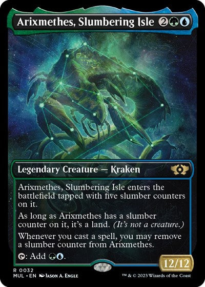 Arixmethes Slumbering Isle (MUL) #32 Rare (Lightly Played) March of the Machine: Multiverse Legends Magic: The Gathering: 2023