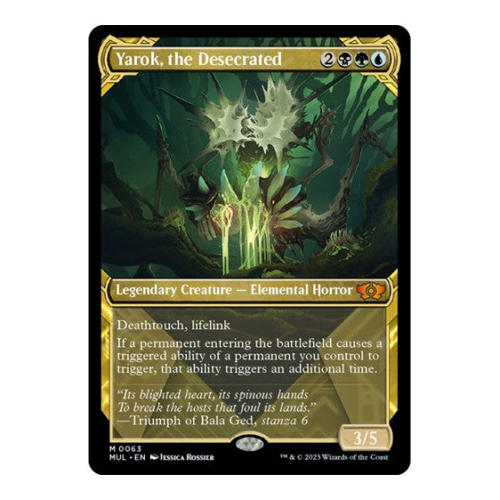 Yarok the Desecrated (MUL) #63 Mythic Rare (Near Mint) March of the Machine: Multiverse Legends Magic: The Gathering: 2023