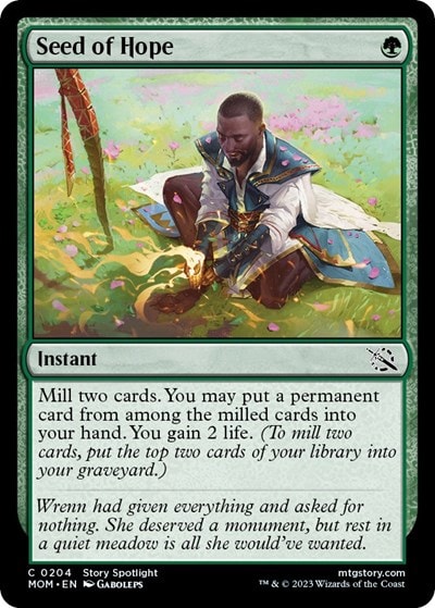 Seed of Hope (MOM) #204 Common March of the Machine Magic: The Gathering: 2023