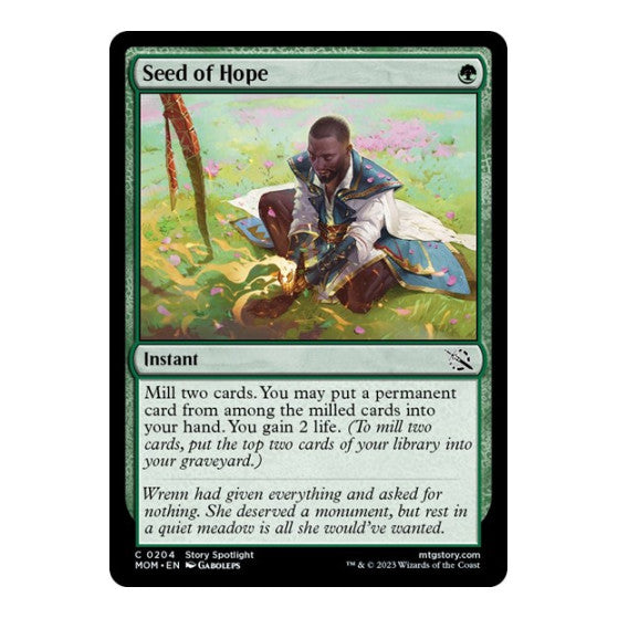 Seed of Hope (MOM) #204 Common March of the Machine Magic: The Gathering: 2023