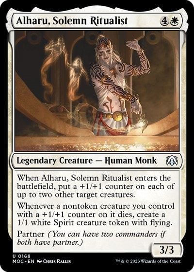 Alharu, Solemn Ritualist (MOC) #168 Uncommon (Lightly Played) Commander: March of the Machine Magic: The Gathering: 2023
