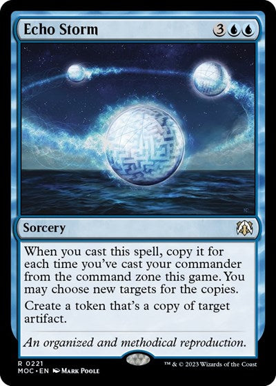 Echo Storm (MOC) #221 Rare (Lightly Played) Commander: March of the Machine Magic: The Gathering: 2023