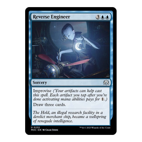 Reverse Engineer (MOC) #232 Uncommon (Lightly Played) Commander: March of the Machine Magic: The Gathering: 2023