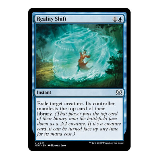 Reality Shift (MOC) #231 Uncommon (Lightly Played) Commander: March of the Machine Magic: The Gathering: 2023