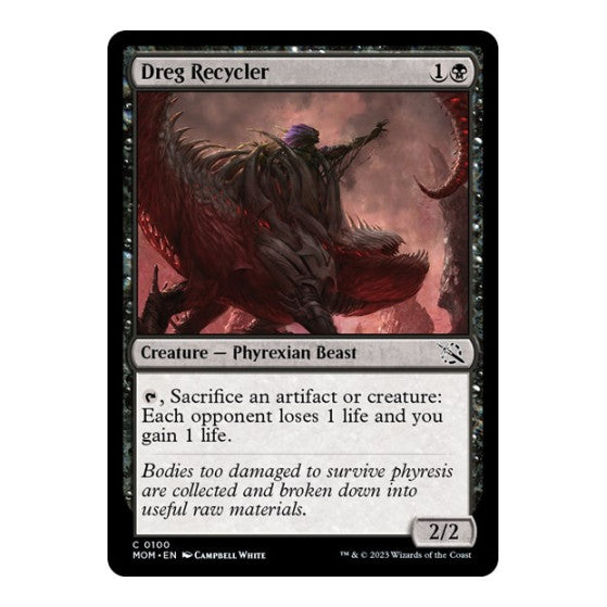 Dreg Recycler (MOM) #100 Common March of the Machine Magic: The Gathering: 2023