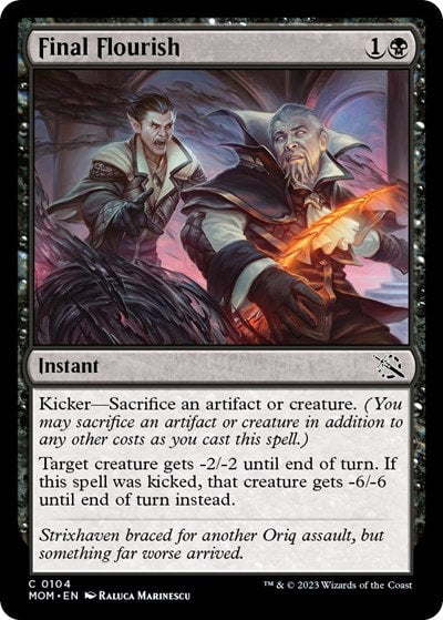 Final Flourish (MOM) #104 Common March of the Machine Magic: The Gathering: 2023