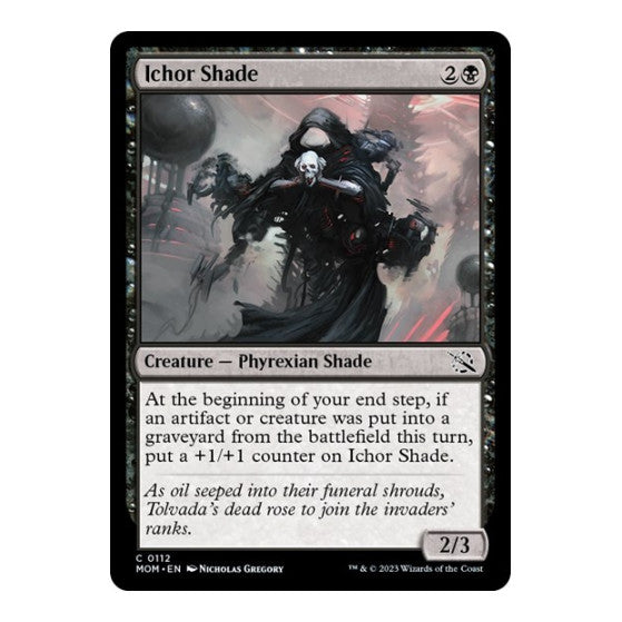 Ichor Shade (MOM) #112 Common (Lightly Played) March of the Machine Magic: The Gathering: 2023