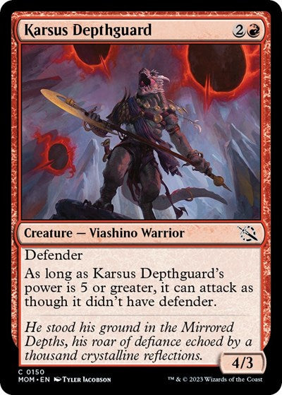 Karsus Depthguard (MOM) #150 Common (Lightly Played) March of the Machine Magic: 2023