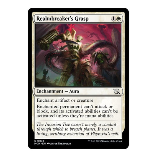 Realmbreaker's Grasp (MOM) #33 Common (Lightly Played) March of the Machine Magic: The Gathering: 2023