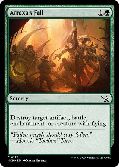 Atraxas Fall (MOM) #176 Common (Near Mint) March of the Machine Magic: The Gathering: 2023