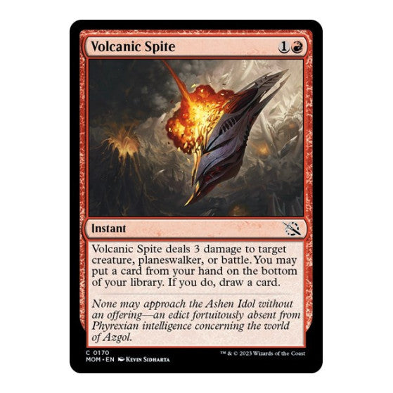 Volcanic Spite (MOM) #170 Common March of the Machine Magic: The Gathering: 2023