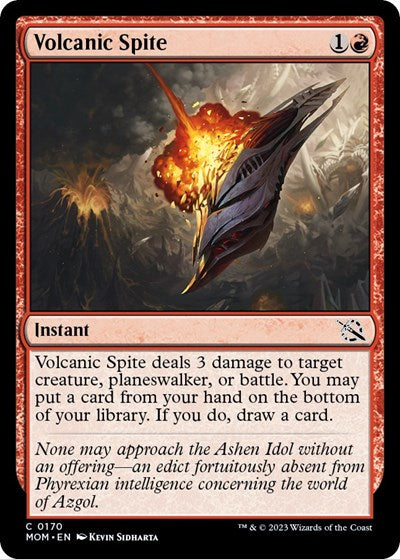 Volcanic Spite (MOM) #170 Common March of the Machine Magic: The Gathering: 2023