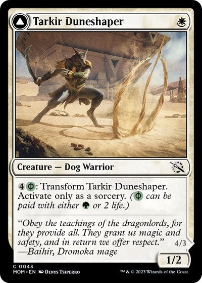 Tarkir Duneshaper (MOM) #43 Common March of the Machine Magic: The Gathering: 2023