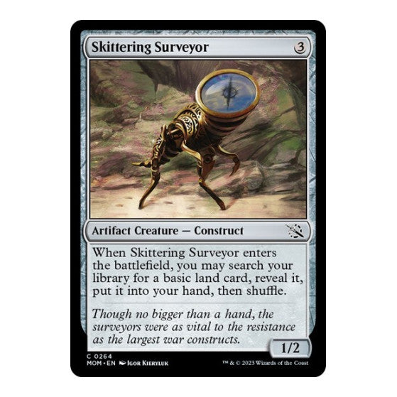 Skittering Surveyor (MOM) #264 Common (Lightly Played) March of the Machine Magic: The Gathering: 2023
