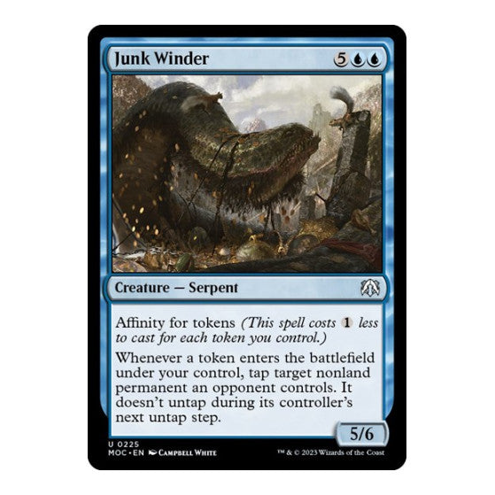 Junk Winder (MOC) #225 Uncommon (Lightly Played) Commander: March of the Machine Magic: The Gathering: 2023