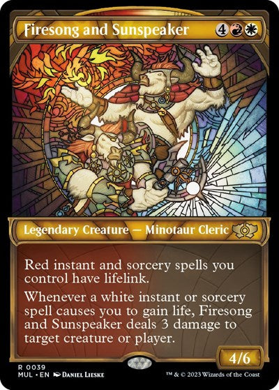 Firesong and Sunspeaker (MUL) #39 Rare (Lightly Played) March of the Machine: Multiverse Legends Magic: The Gathering: 2023