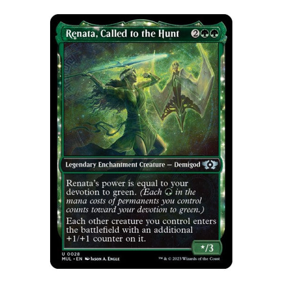 Renata Called to the Hunt (MUL) #28 Uncommon (Lightly Played) March of the Machine: Multiverse Legends Magic: The Gathering: 2023