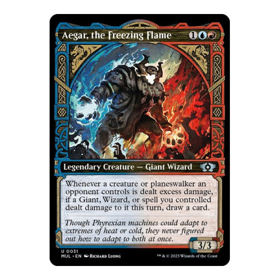 Aegar the Freezing Flame (MUL) #31 Uncommon (Lightly Played) March of the Machine: Multiverse Legends Magic: The Gathering: 2023
