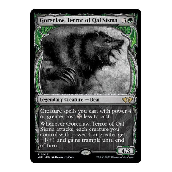 Goreclaw, Terror of Qal Sisma (MUL) #27 Rare (Lightly Played) March of the Machine: Multiverse Legends Magic: The Gathering: 2023